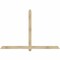Ekena Millwork Eugene Rough Sawn Timber Gable Bracket, Douglas Fir, 84"W x 56"H x 2"D x 4"F, 16/12 Pitch GBW084X56X0204EUG00RDF - alternate 1